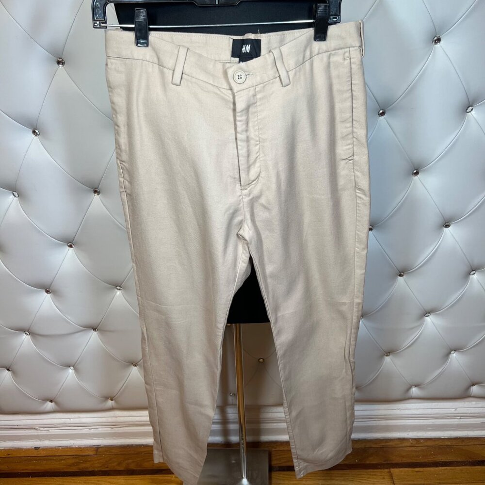 H&M Tan Chinos Classic Cotton-Blend Size 33R